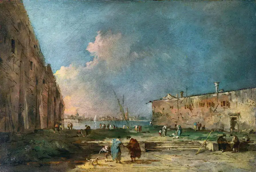 Guardi, Francesco: Vue près de Venise