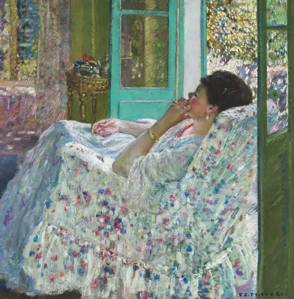 Frieseke, Frederick Carl: Afternoon in yellow room