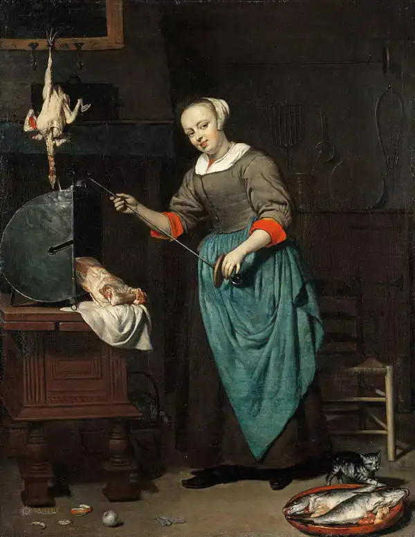 Metsu, Gabriel: Cook