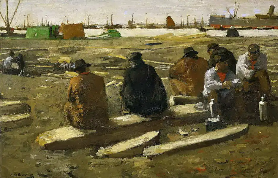 Breitner, George Hendrik: Workers at rest