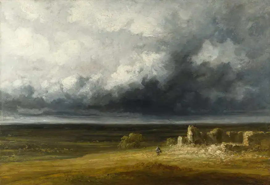 Michel, Georges: Landscape with ruins