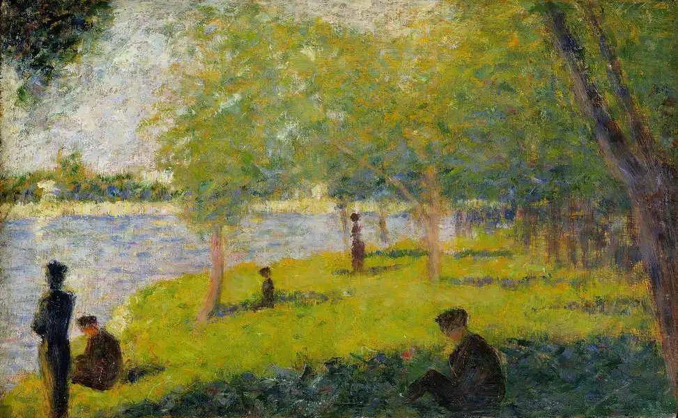 Seurat, Georges: Study for the painting Sunday on La Grande Jatte
