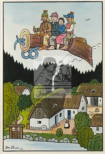 Lada, Josef: Bubáci a Hastrmani - Letecké dobrodružství 1953