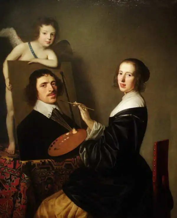 Honthorst, Gerard van: Allegory of painting