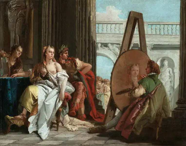 Tiepolo, Giovanni Battista: Alexander the Great and Campaspe in the studio of Apelles