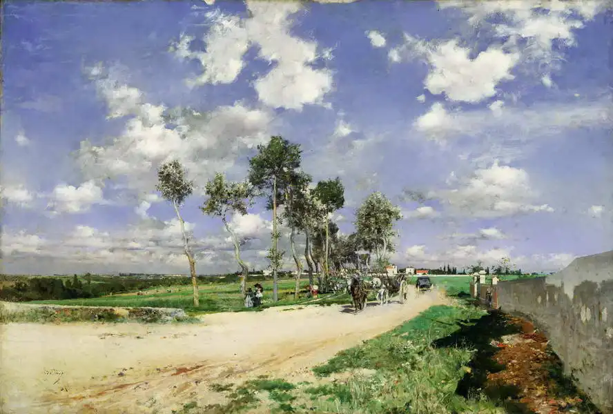 Boldini, Giovanni: La route de Combes la Ville