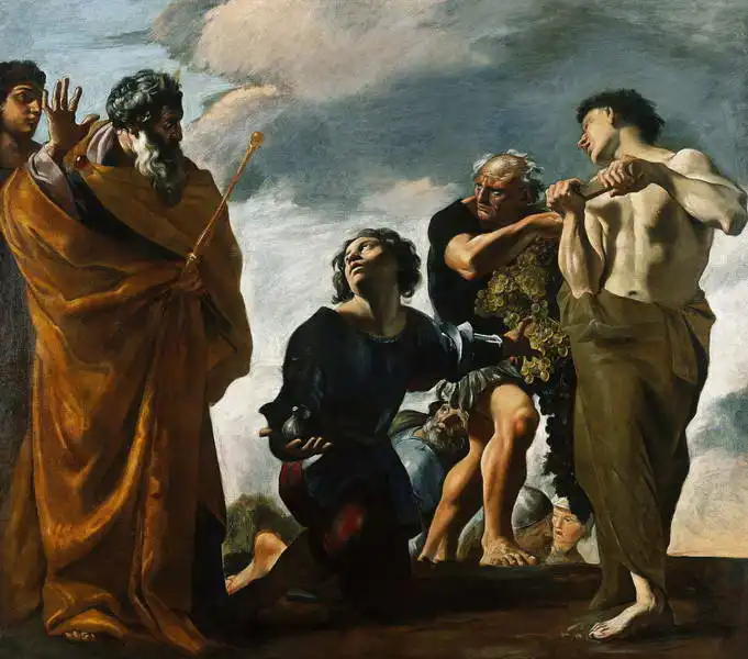 Lanfranco, Giovanni: Moïse et ses messagers Canaanites