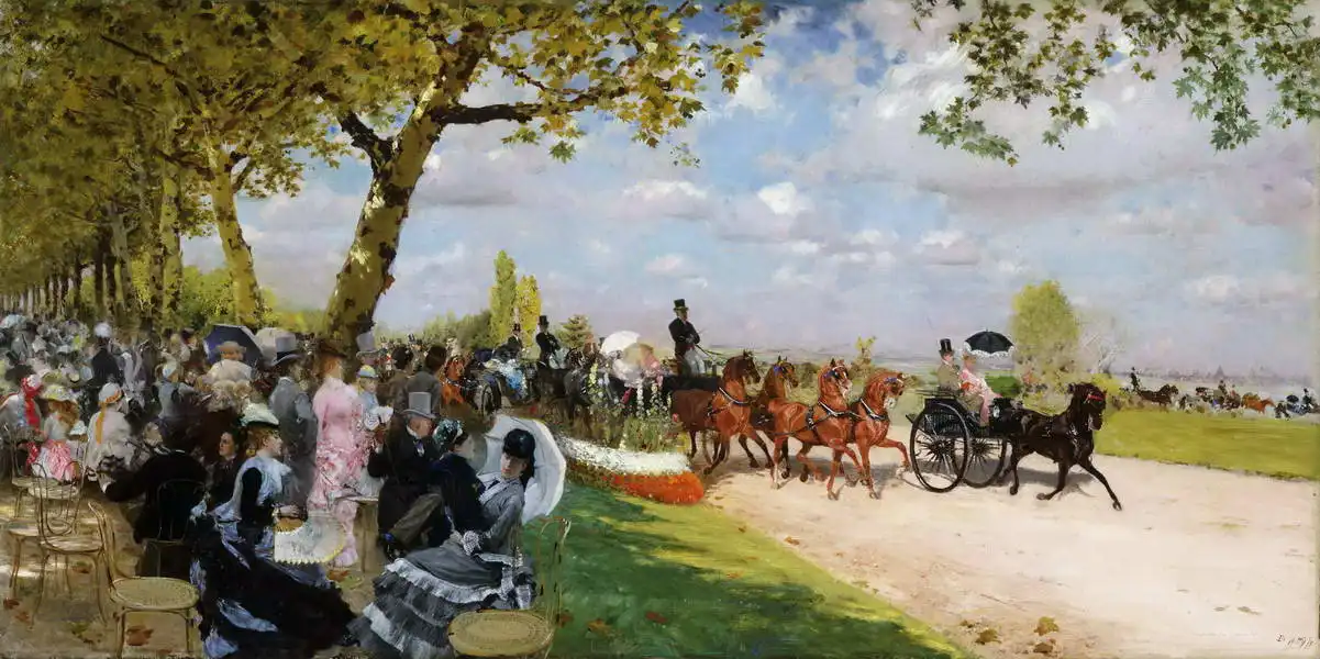Nittis, Giuseppe de: Return of racing