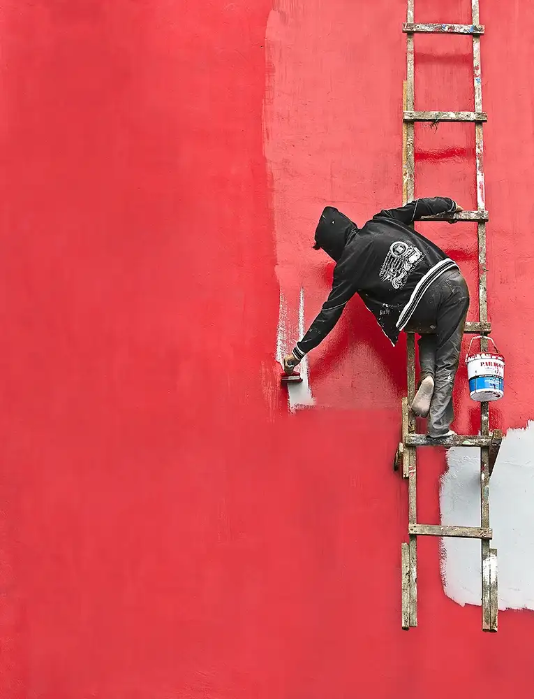 Kisworo, Sebastian: Painting in progress