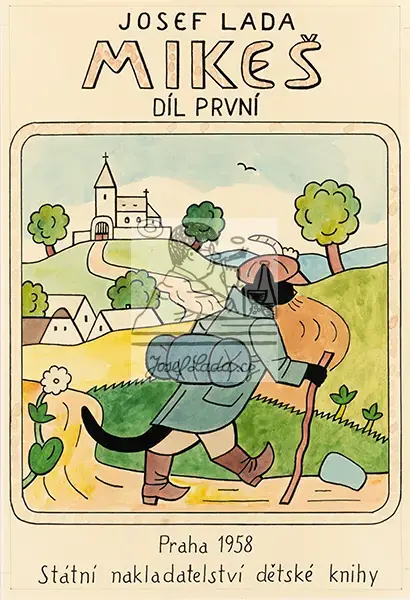 Lada, Josef: Mikeš (titulní list) díl první 1957