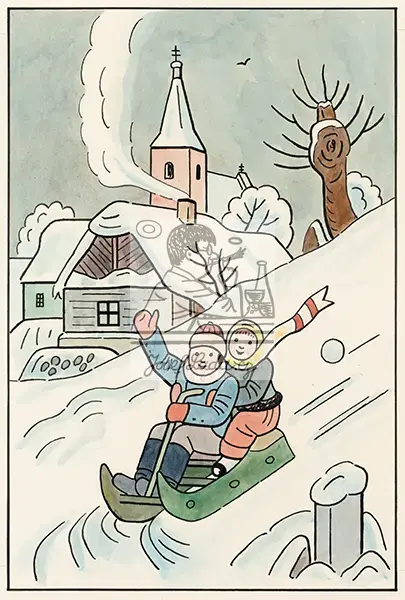 Lada, Josef: Mikeš II. díl - kapitola Šťastné Vánoce 1957