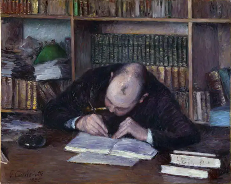 Caillebotte, Gustave: Portrait of bookseller E. J. Fontaine