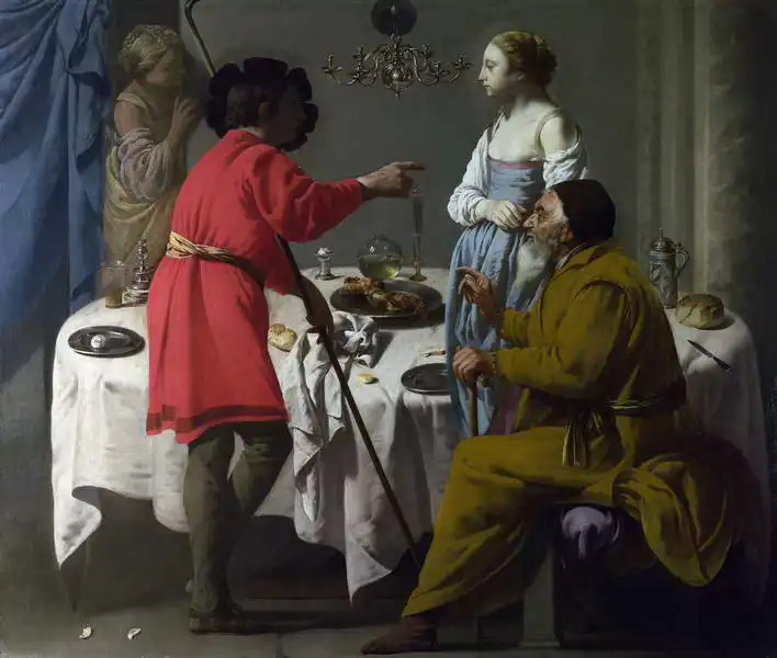Brugghen, Hendrick: Jacob and Laban with Rachel