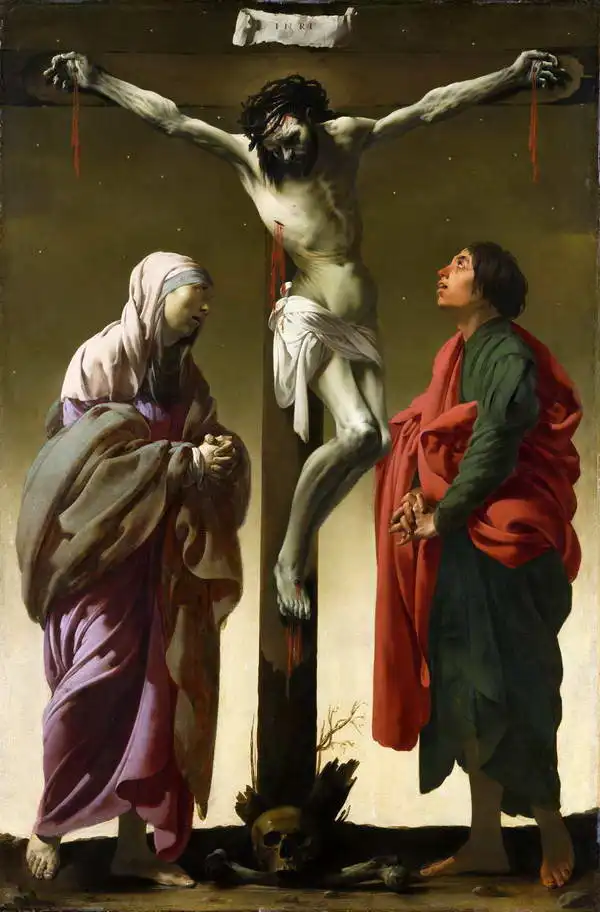 Brugghen, Hendrick: Crucifixion with the Virgin Mary and St. Joseph