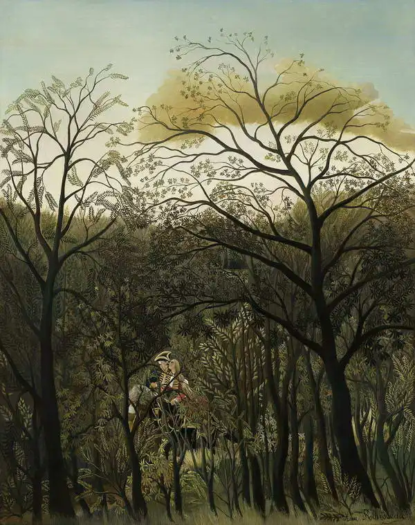 Rousseau, Henri: Meeting in the woods