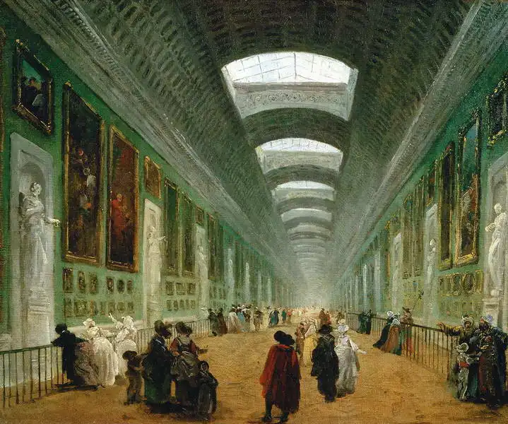 Robert, Hubert: Große Galerie Louvre