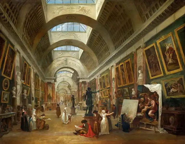 Robert, Hubert: Große Galerie (Louvre)