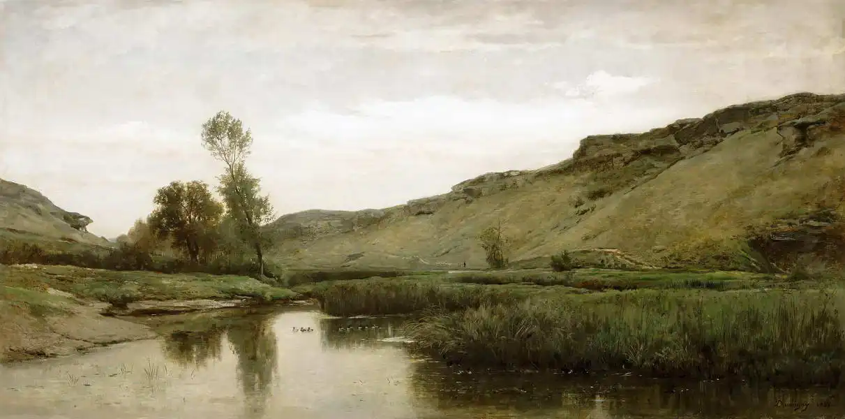 Daubigny, Charles-Francois: Great Valley Optevoz