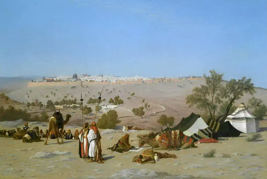 Frère, Charles-Théodore: Quartier de Jérusalem