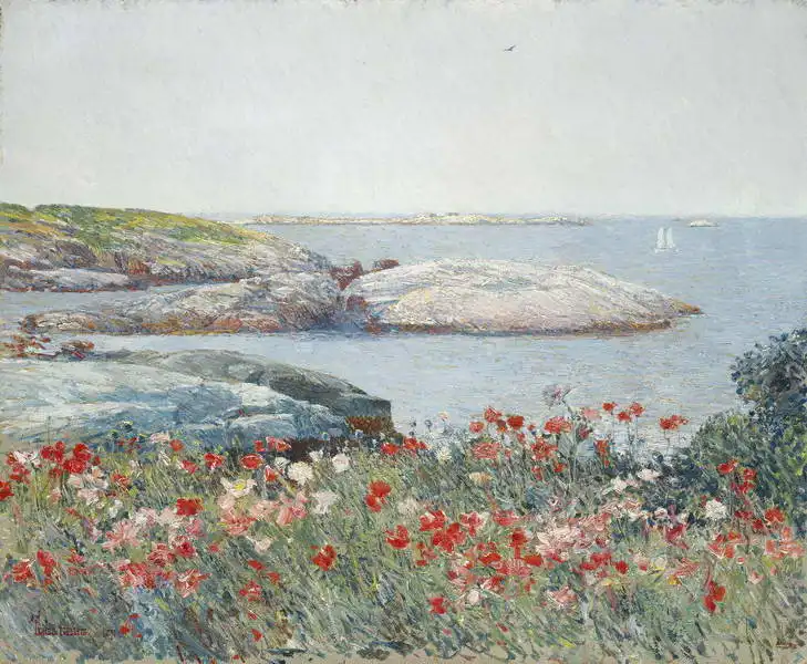 Hassam, Childe: Flowers on Shoals Isles