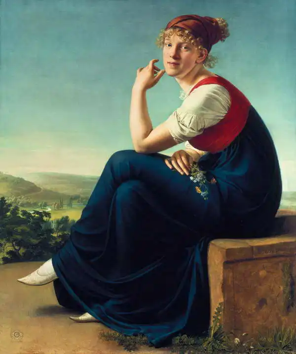 Gottlieb Schick, Christian: Portrait of Heinrike Dannecker