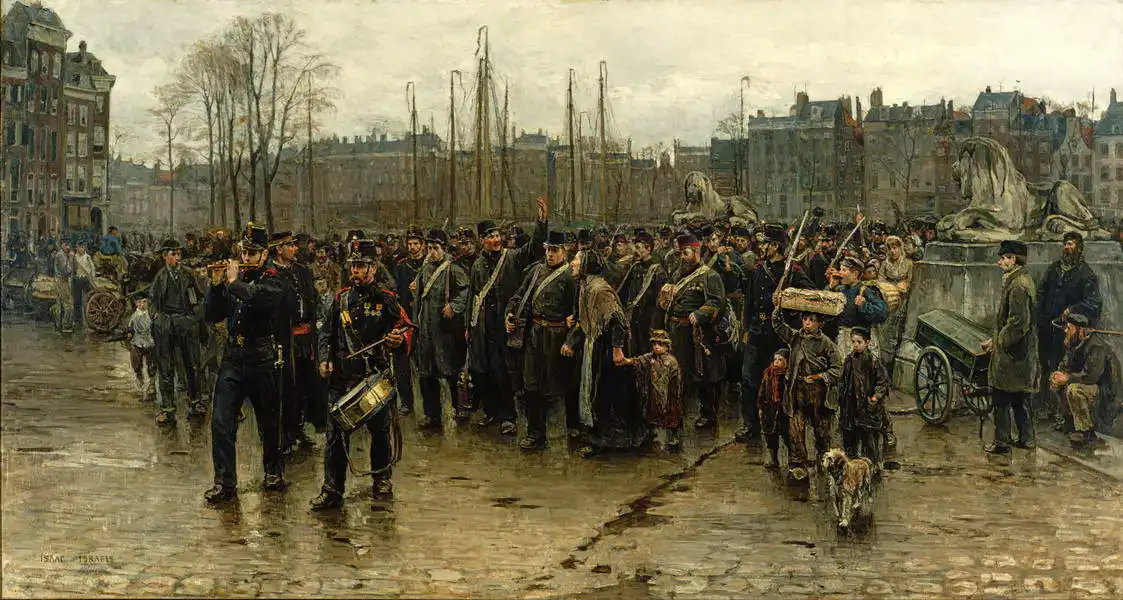 Israels, Isaac: Transportation colonial soldiers