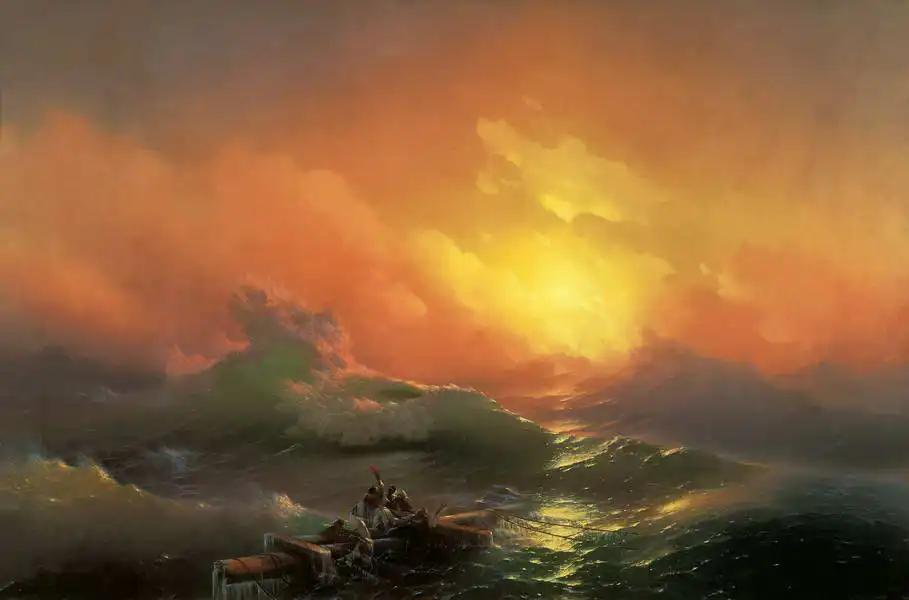 Aivazovsky, Ivan K.: The ninth wave
