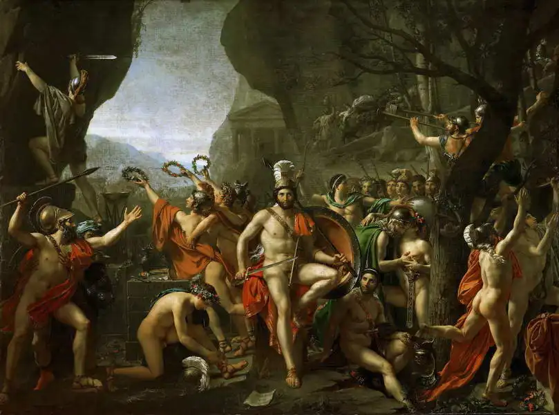 David, Jacques-Louis: Leonidas at Thermopylae