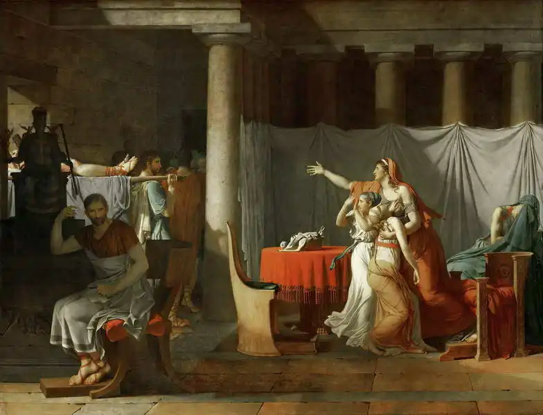 David, Jacques-Louis: Lictor bring to Brutus the bodies of his sons