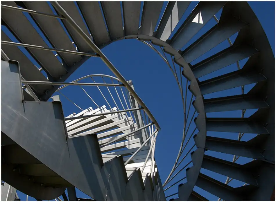 Pelletier, André: Stair with blue sky