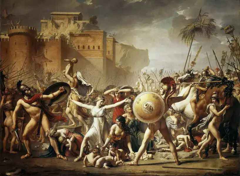 David, Jacques-Louis: Abduction of the Sabine Women