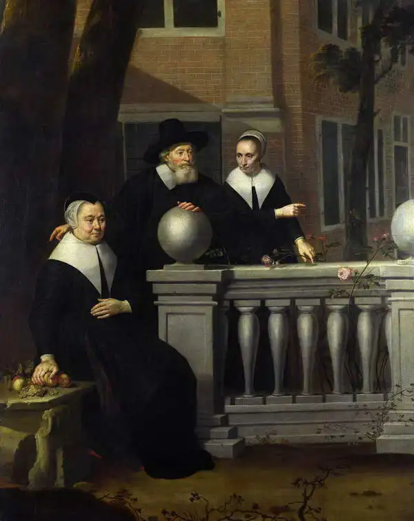Bijlert, Jan van: Older man and two women