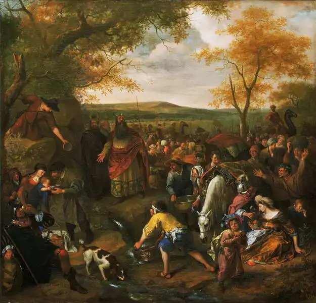 Steen, Jan Havicksz: Mose auf dem Berg