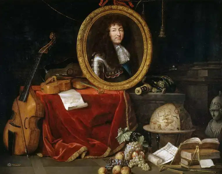 Garnier, Jean: Allégorie de Louis XIV, mécène des arts et des sciences
