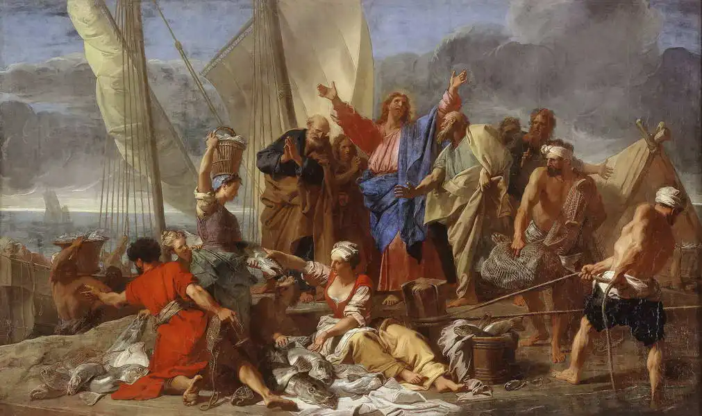 Jouvenet, Jean-Baptiste: Miraculous catch of fish