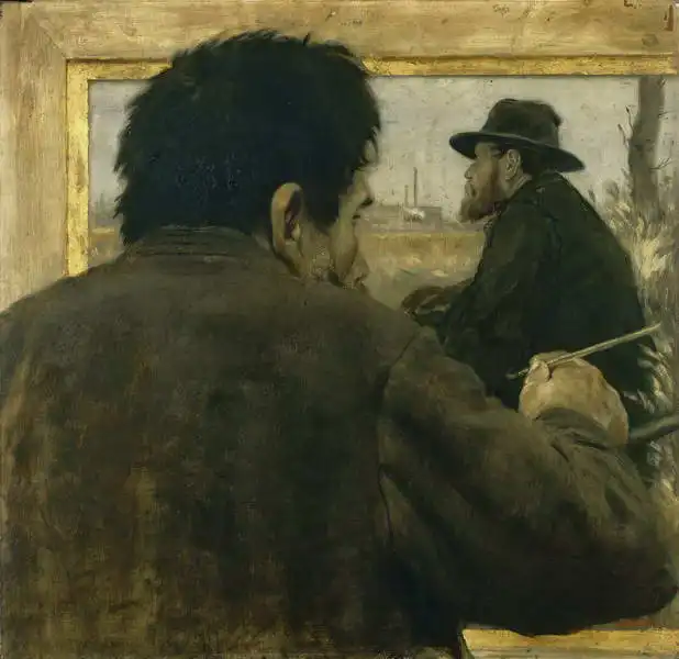 Raffaëlli, Jean-François: Painter at work