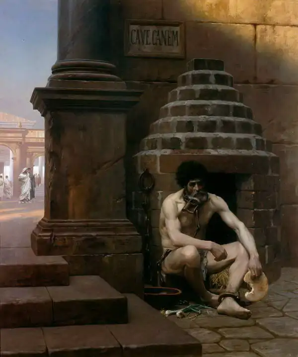 Gérôme, Jean-Léon: Attention of dog