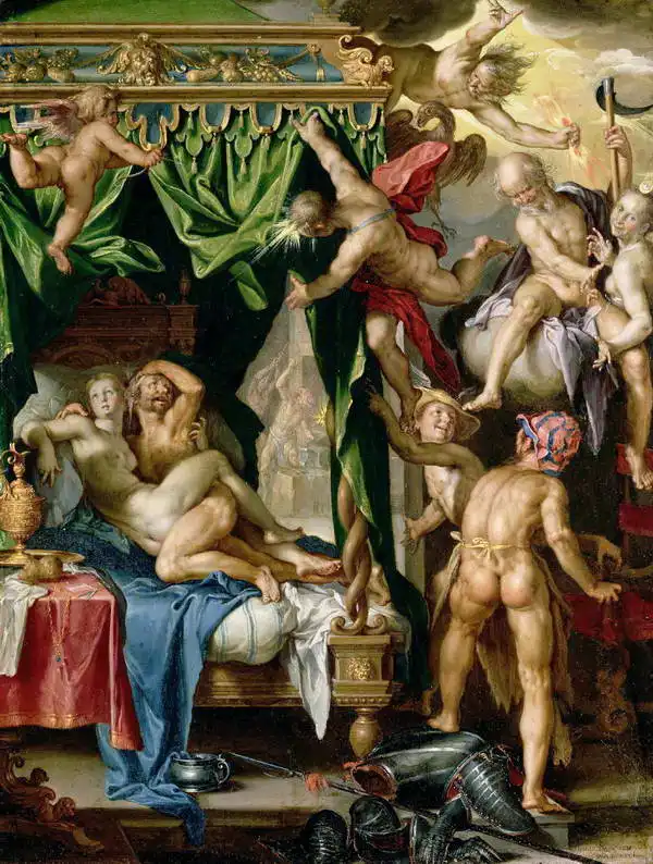 Wtewael, Joachim Antonisz: Mars Venus surprised Gods