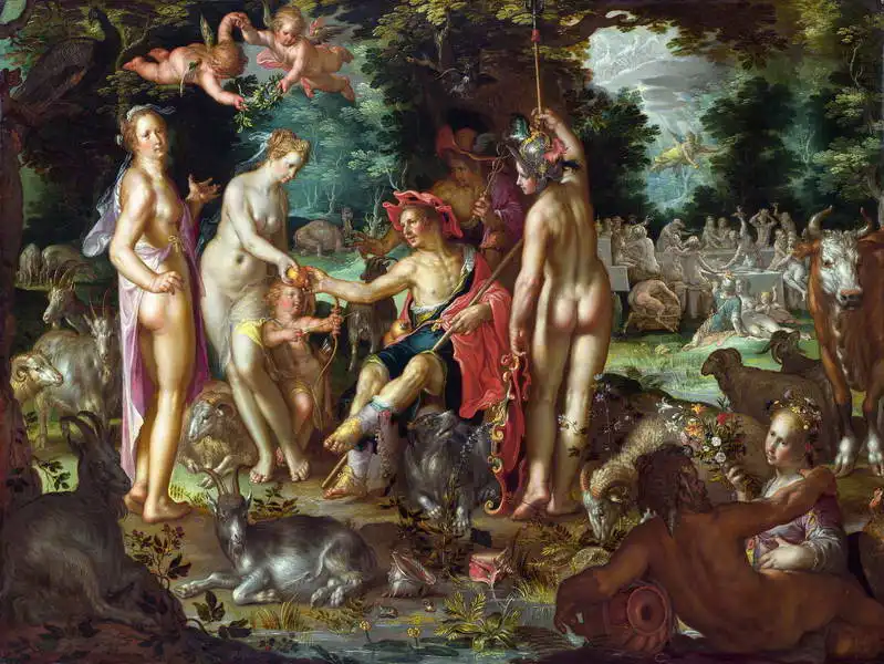 Wtewael, Joachim Antonisz: Judgment of Paris