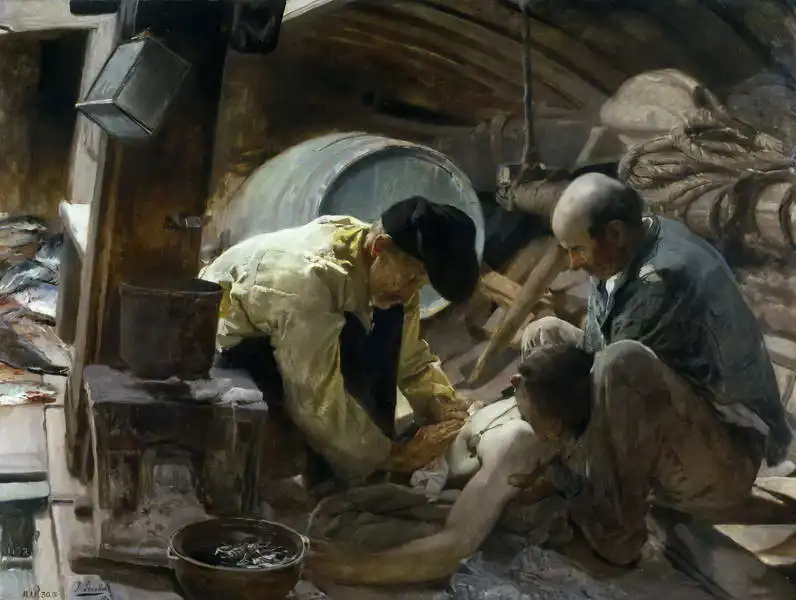 Sorolla y Bastida, Joaquin: And they are expensive fish!