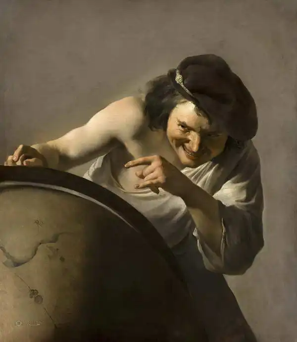 Moreelse, Johannes: Democritus, the laughing philosopher