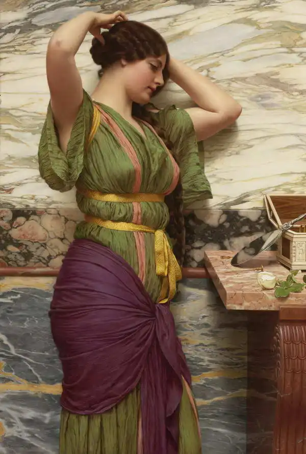 Godward, John William: Mirror