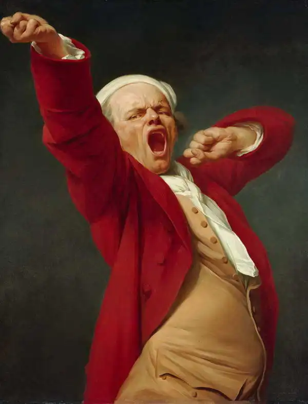 Ducreux, Joseph: Self Portrait, Yawning