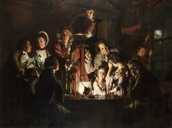 Wright, Joseph: Attempt - a bird in an air pump