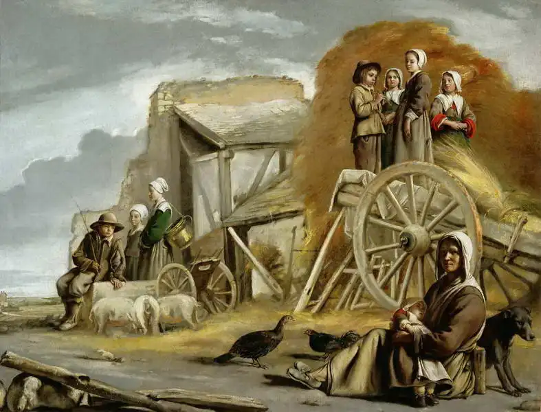 Le Nain, Antoine Louis: The car of hay (returning from haymaking)