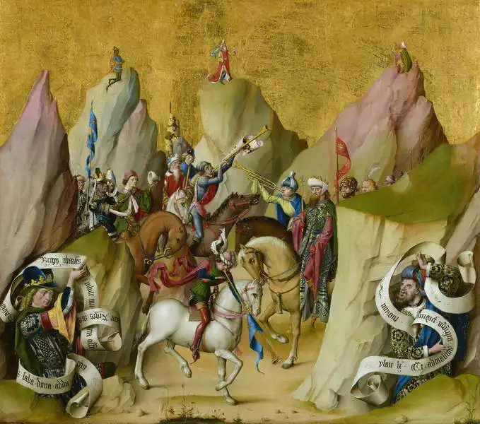 Unknown: Three Kings with David and Isaiah