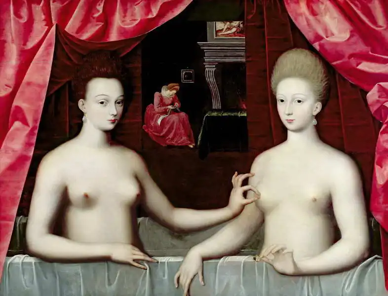 Unknown: Gabrielle Estree and one of her sisters