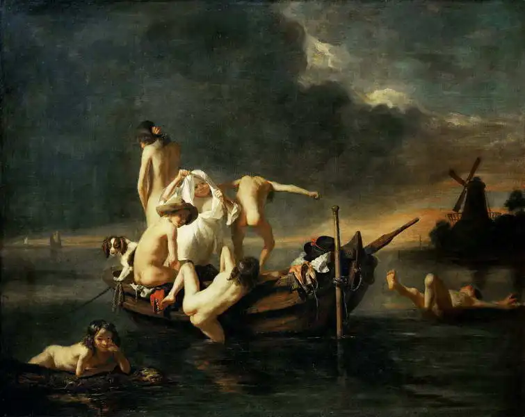 Maes, Nicolaes: Bath
