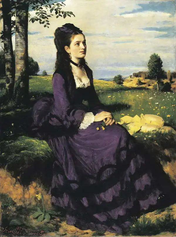 Szinyei Merse, Pal: Lady in purple