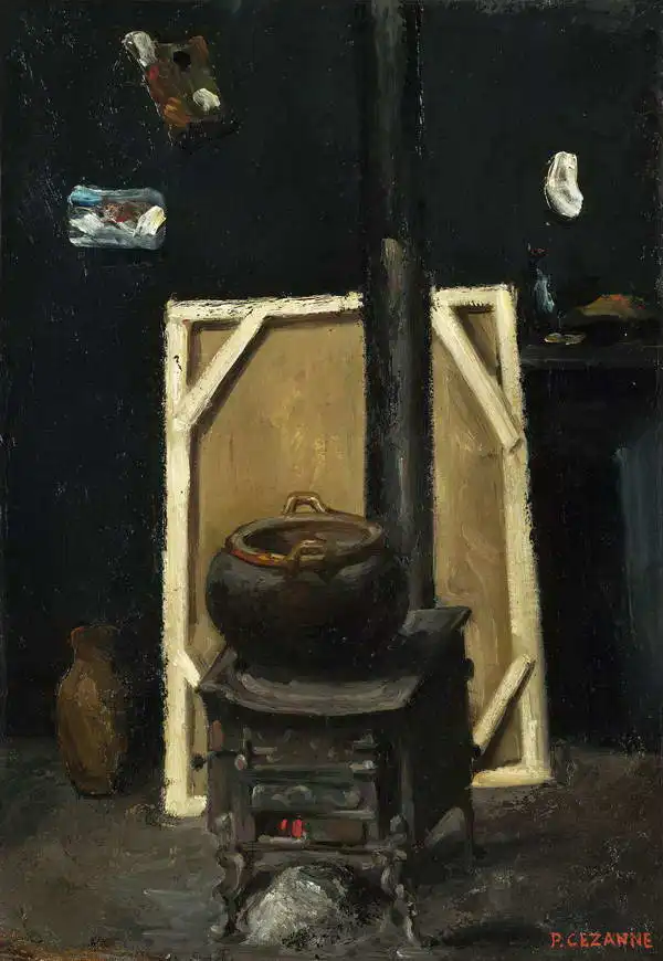 Cézanne, Paul: Estufa en el estudio
